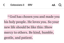 Load image into Gallery viewer, Colossians 3:12
