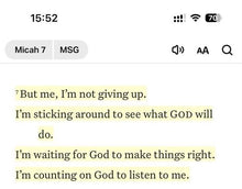 Cargar imagen en el visor de la galería, Micah 7:7
