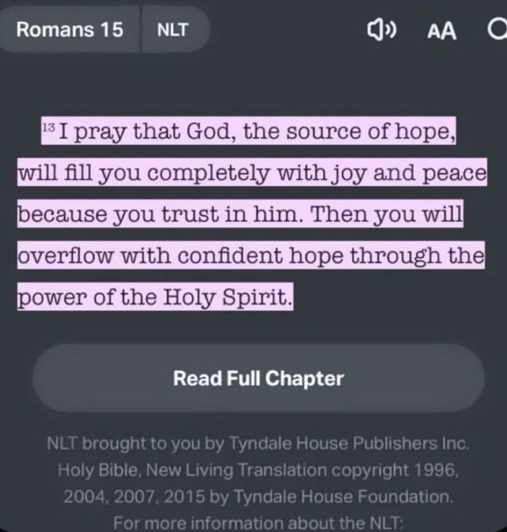 Romans 15:13