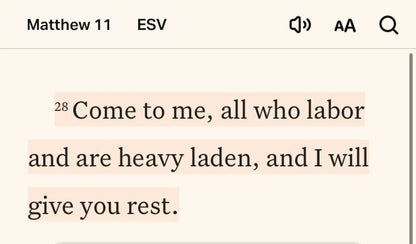 Matthew 11:28