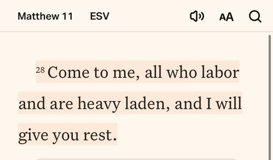 Matthew 11:28