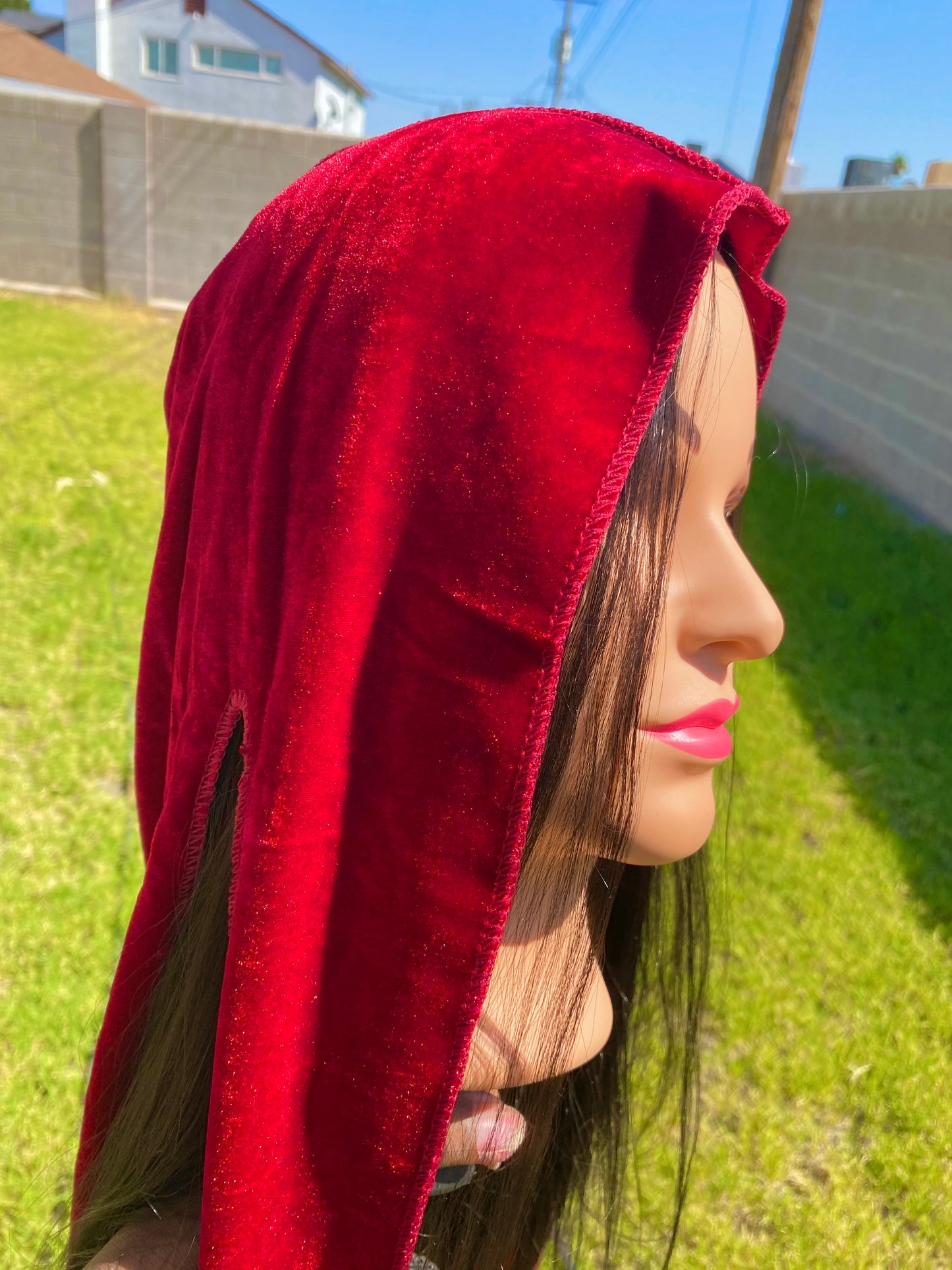 Red velvet durag