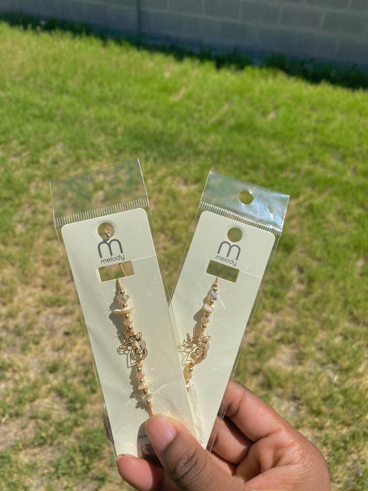 Unicorn anklet (nude)