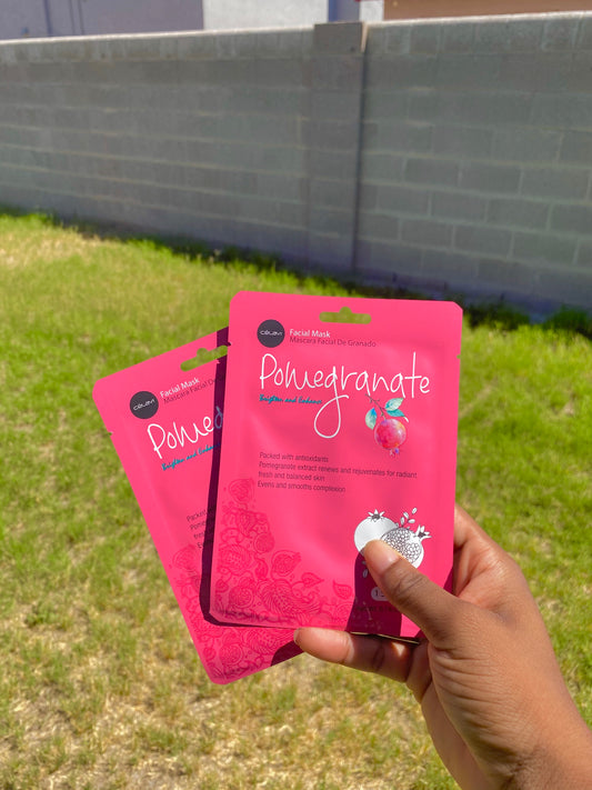 Pomegranate face mask