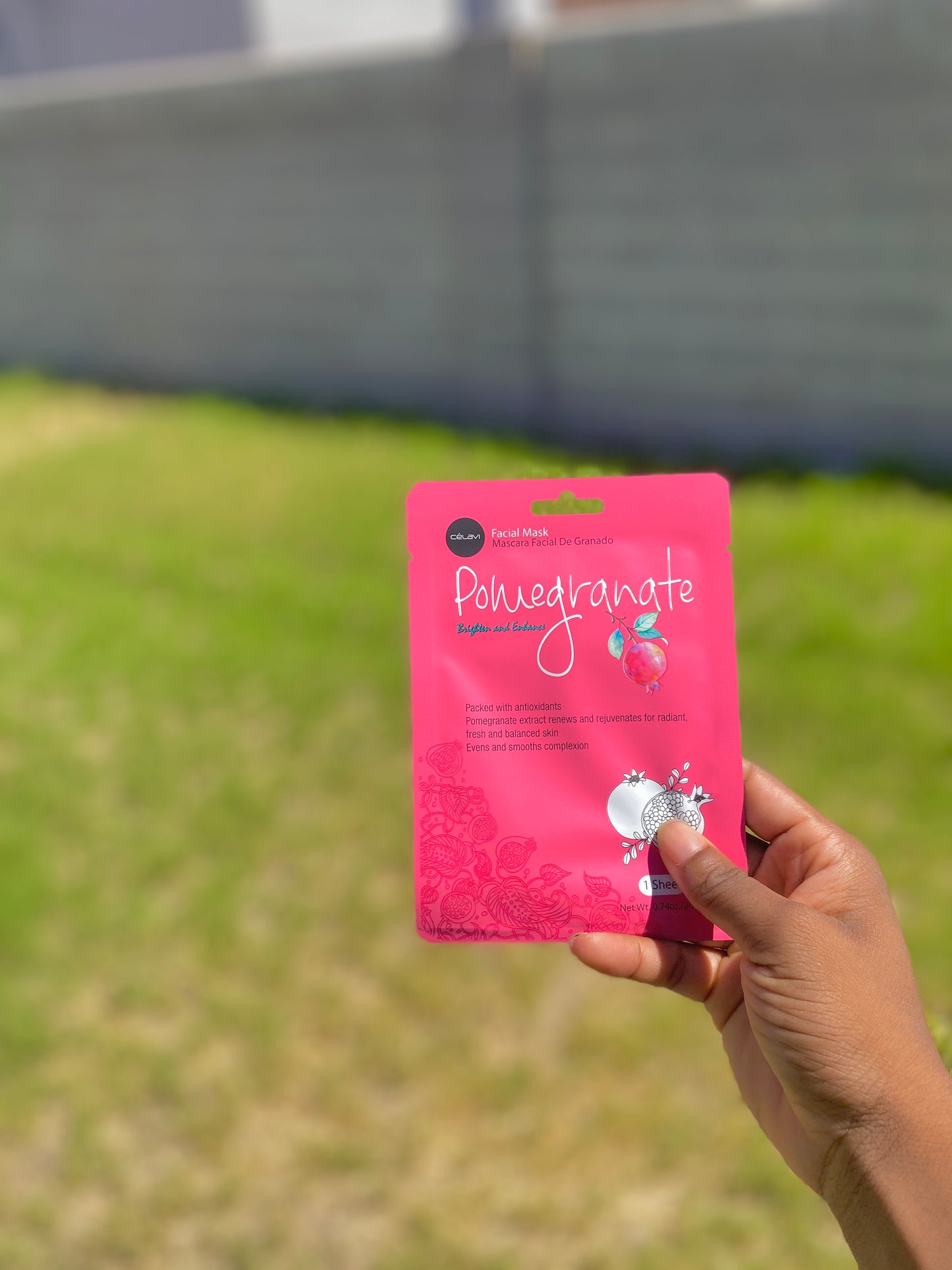 Pomegranate face mask