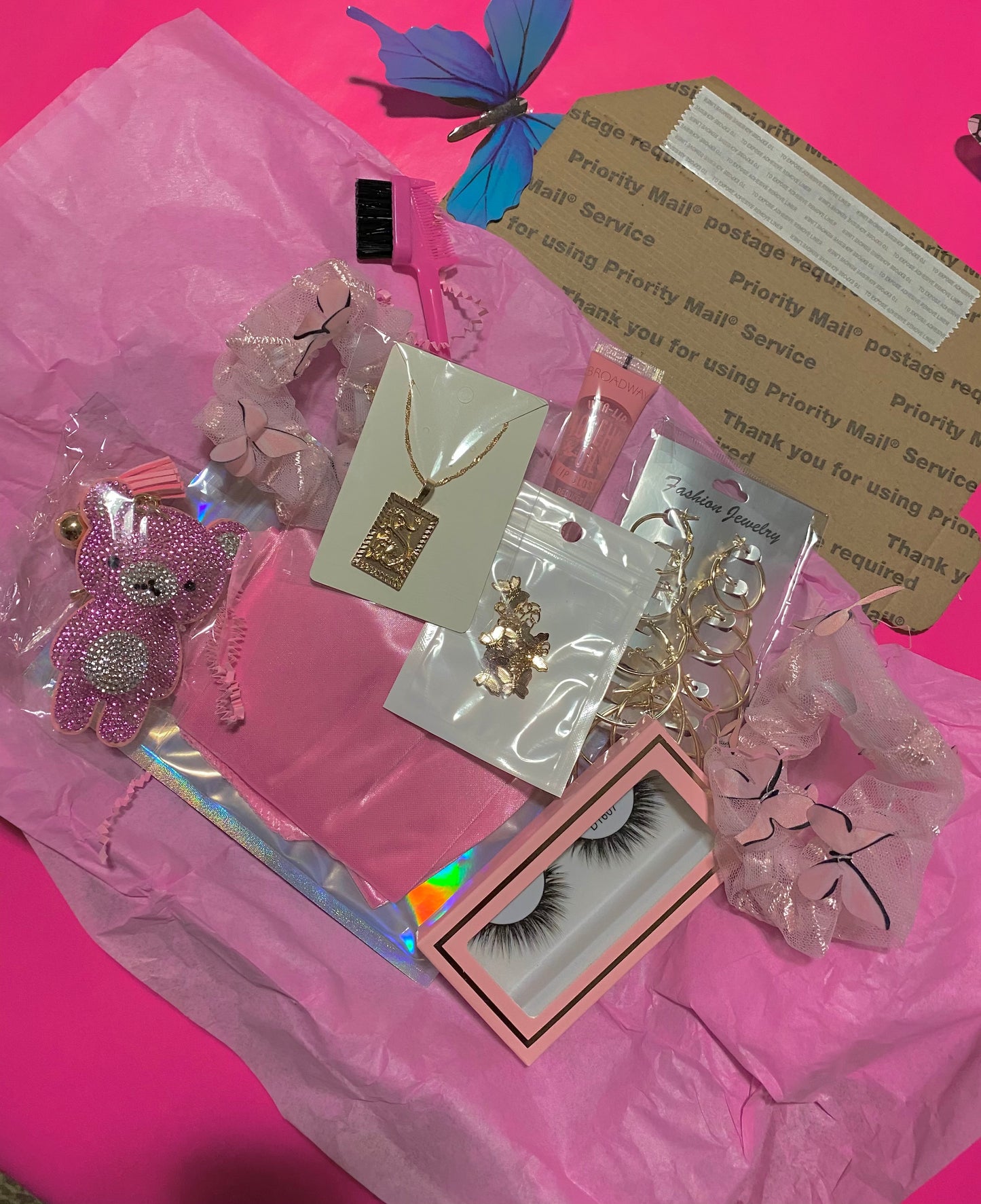 Pink baddie box